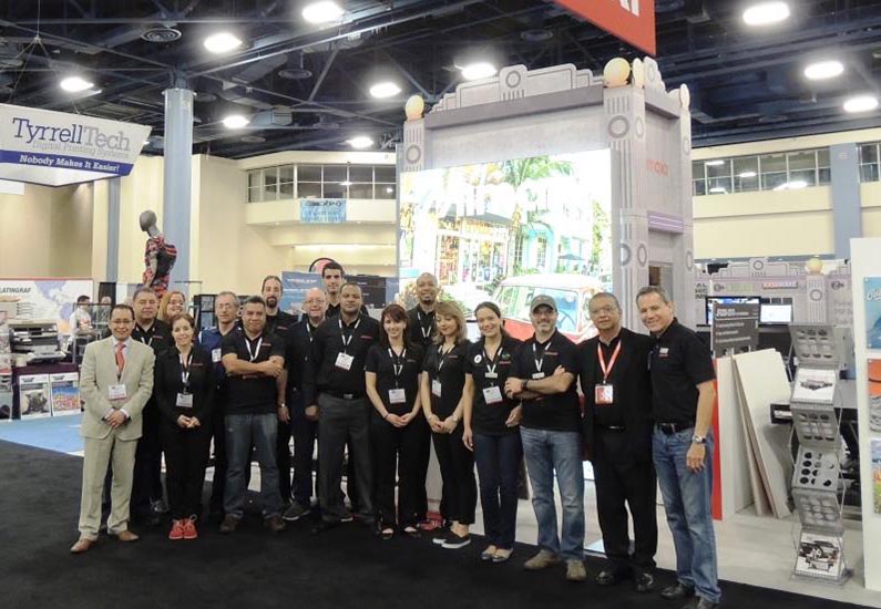 DGS & Mimaki USA at GOA 2016.