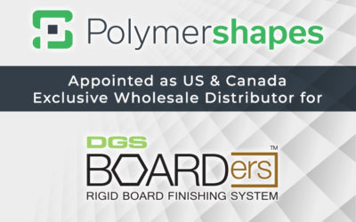 Polymershapes appointed as Exclusive Distributor for DGS BOARDers® line.